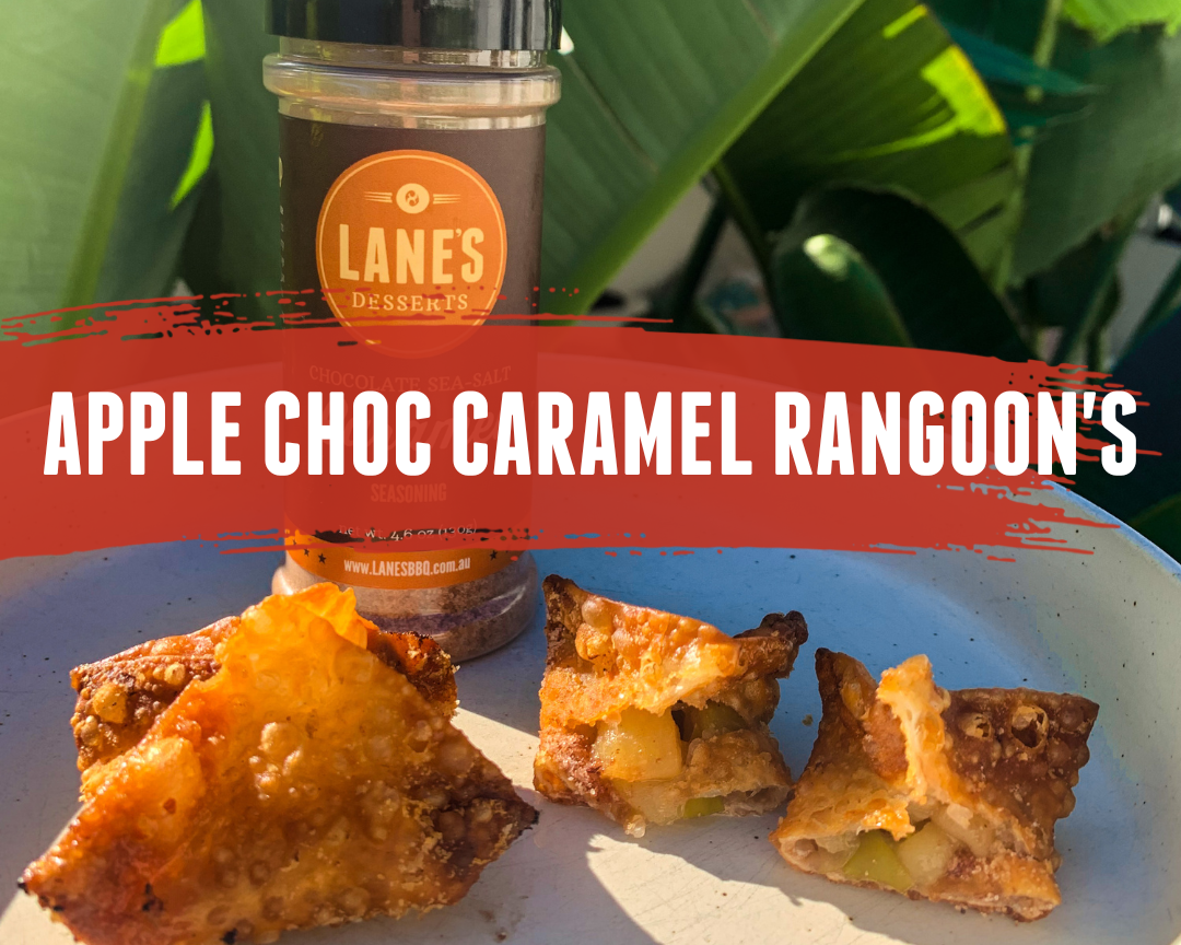 Apple Choc Caramel Rangoon’s