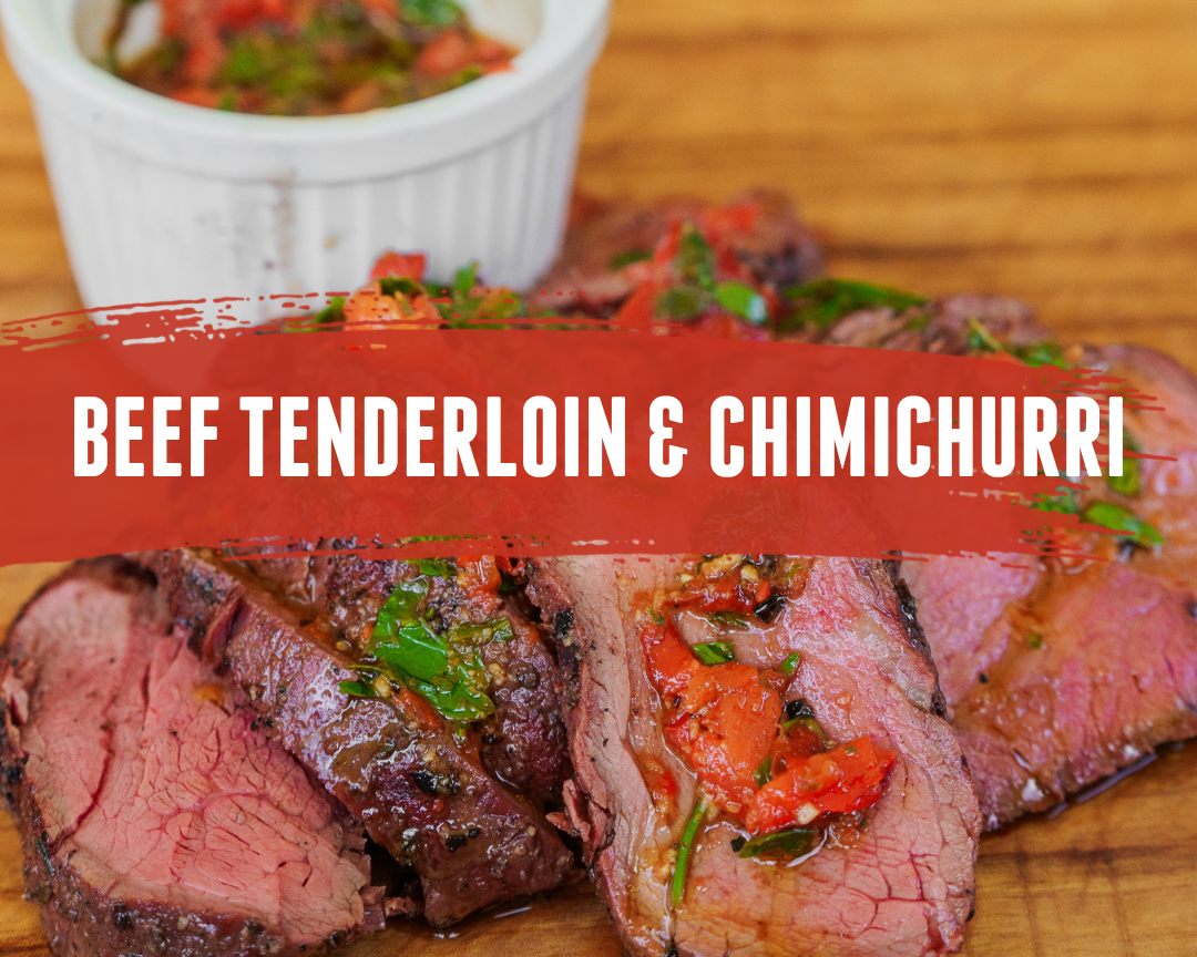 Beef Tenderloin & Red Chimichurri