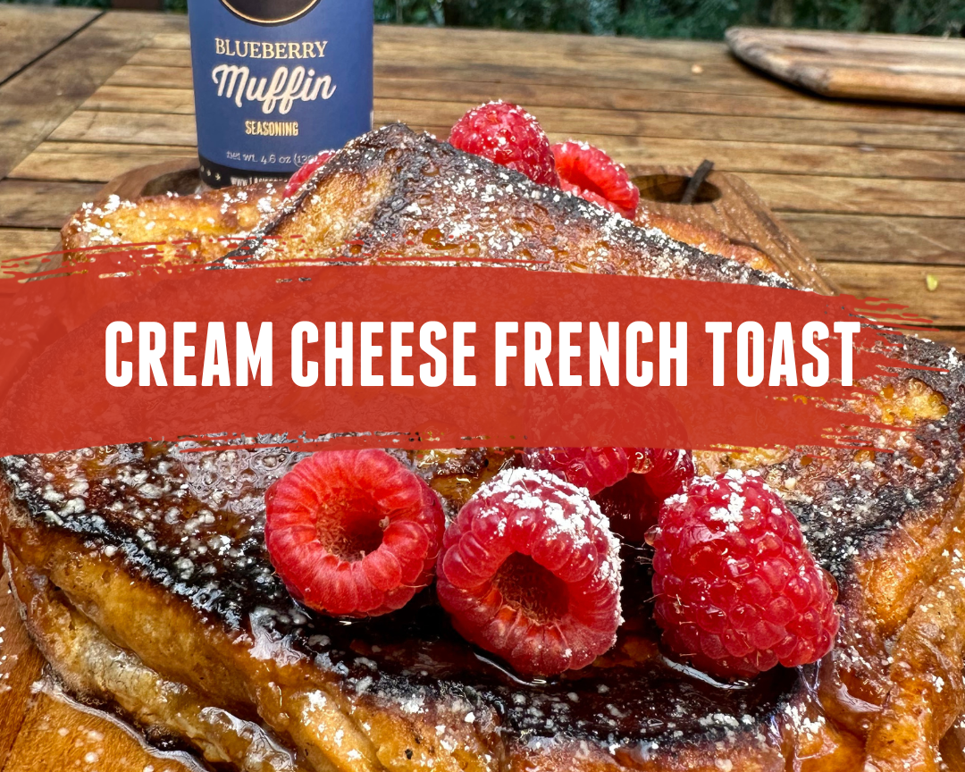 Blueberry & Raspberry Cream Cheese French Toast