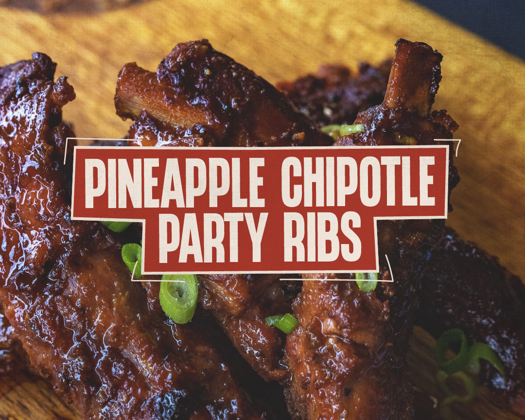 Pineapple Chipotle Party Ribs