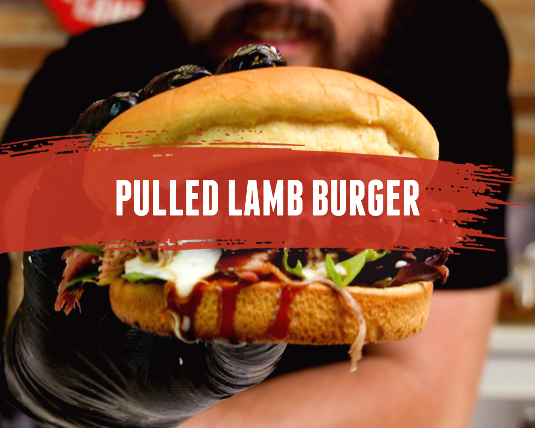 Pulled Lamb Burger