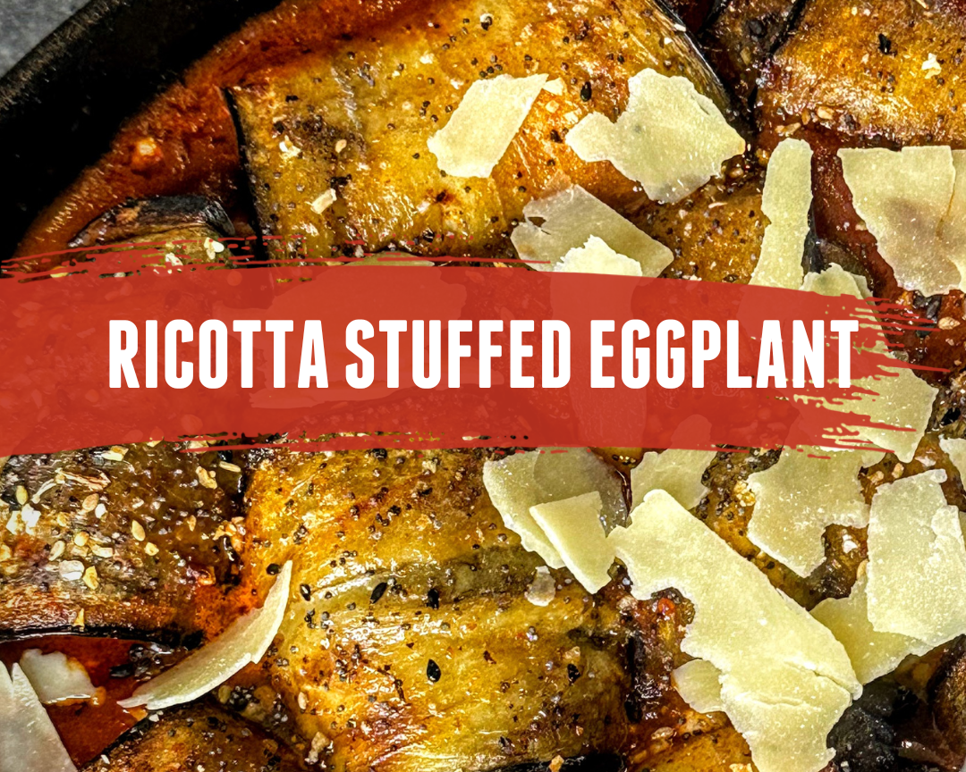 Ricotta Stuffed Eggplant