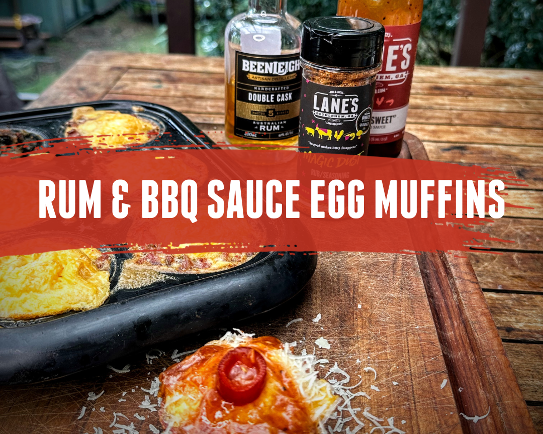 Rum & BBQ Sauce Egg Muffins