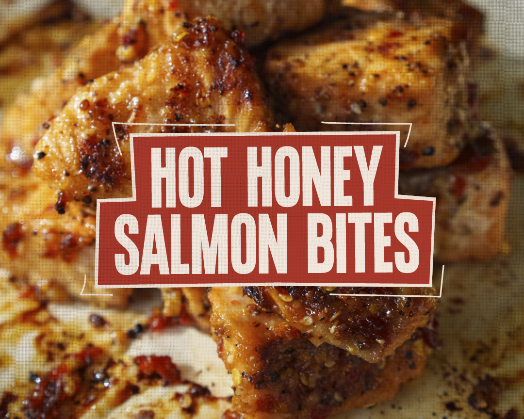 Hot Honey Salmon Bites