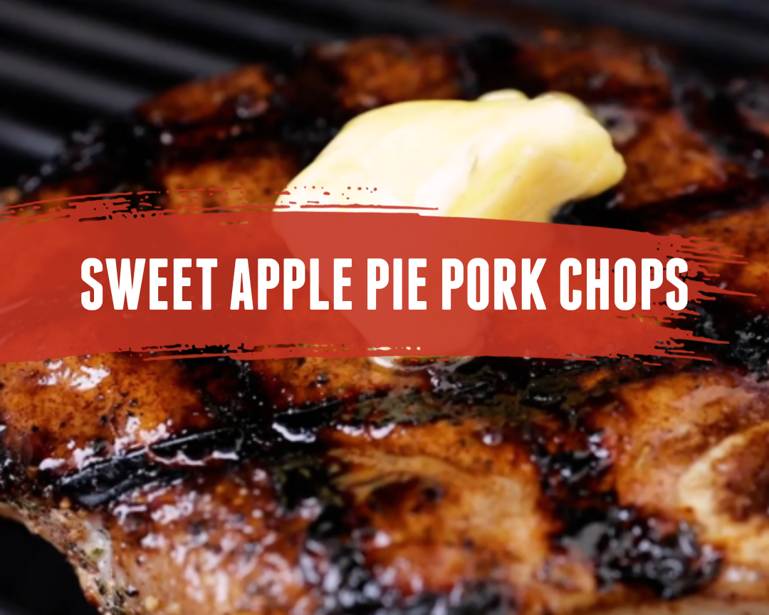 Sweet Apple Pie Pork Chops