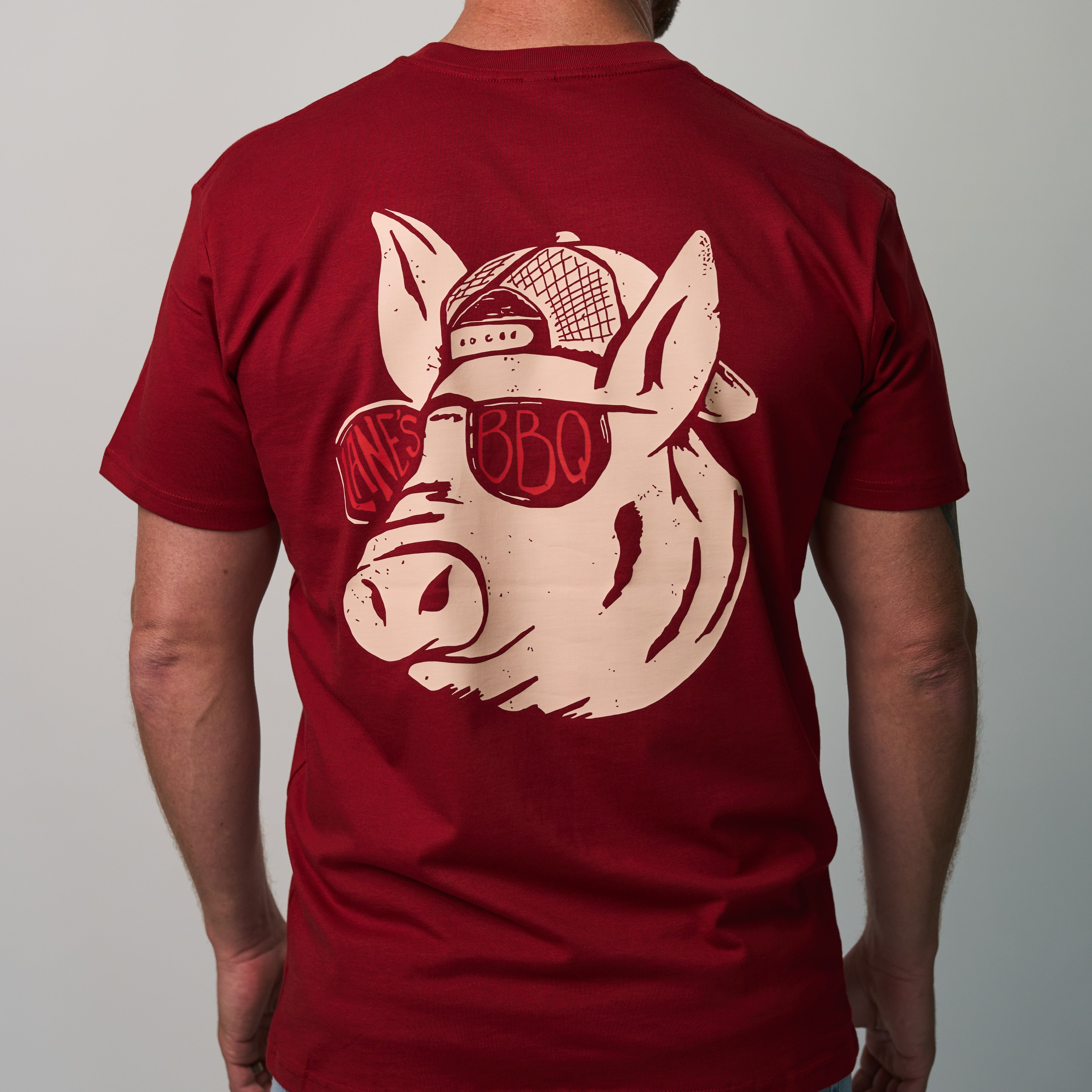 PIG HEAD T Shirt - Cardinal