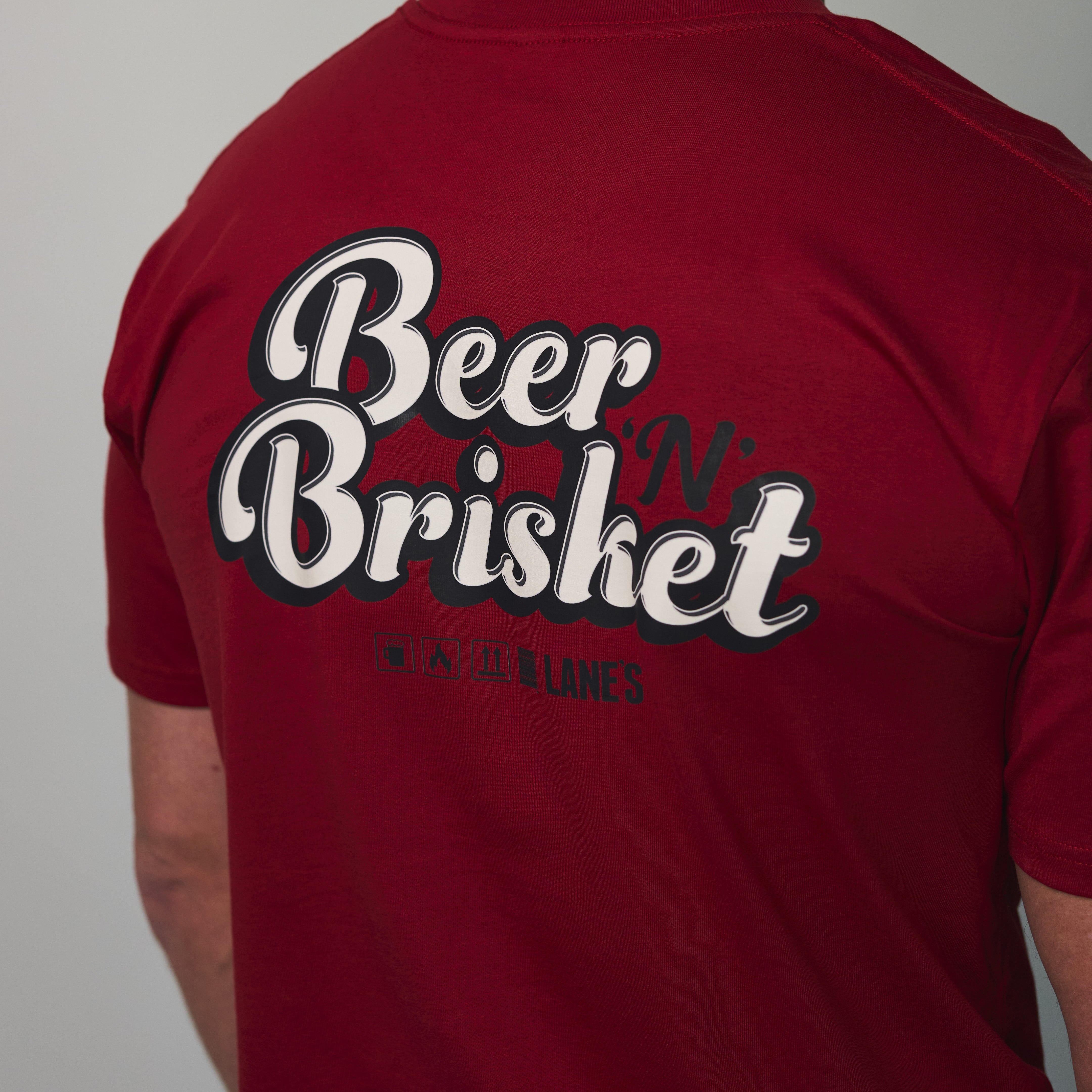 Beer n Brisket T Shirt - Cardinal