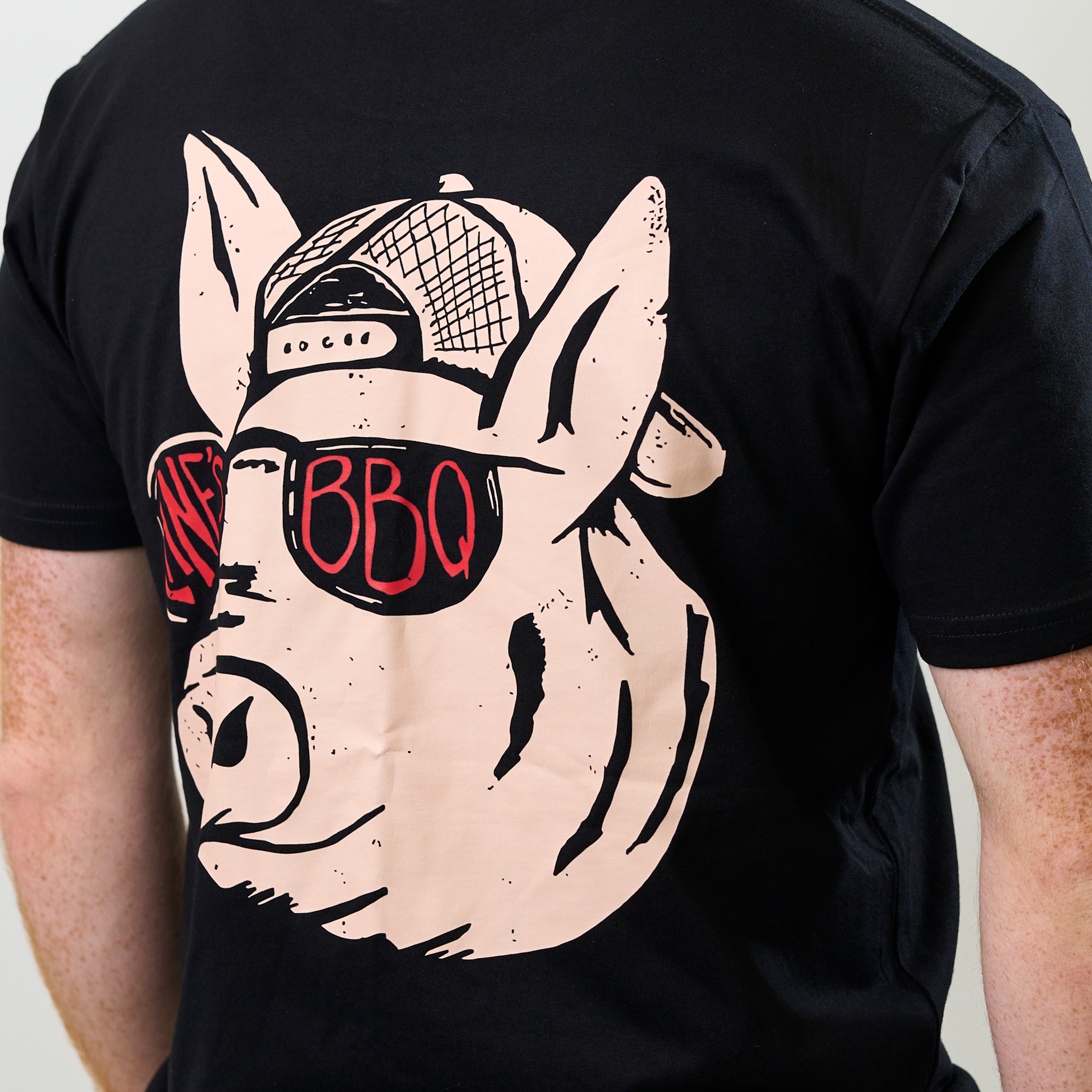 PIG HEAD T Shirt - Black