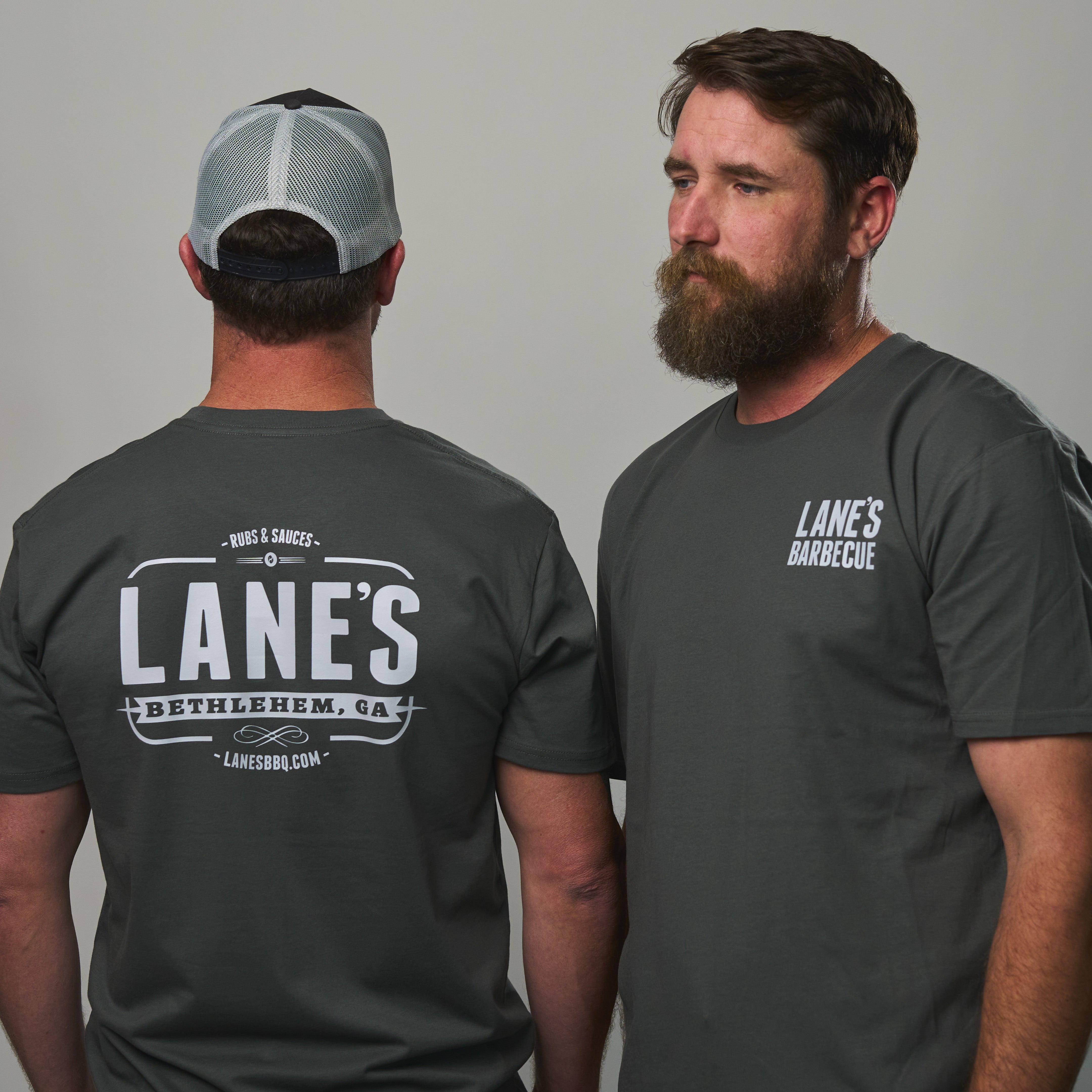 Signature Lane's T Shirt - Charcoal