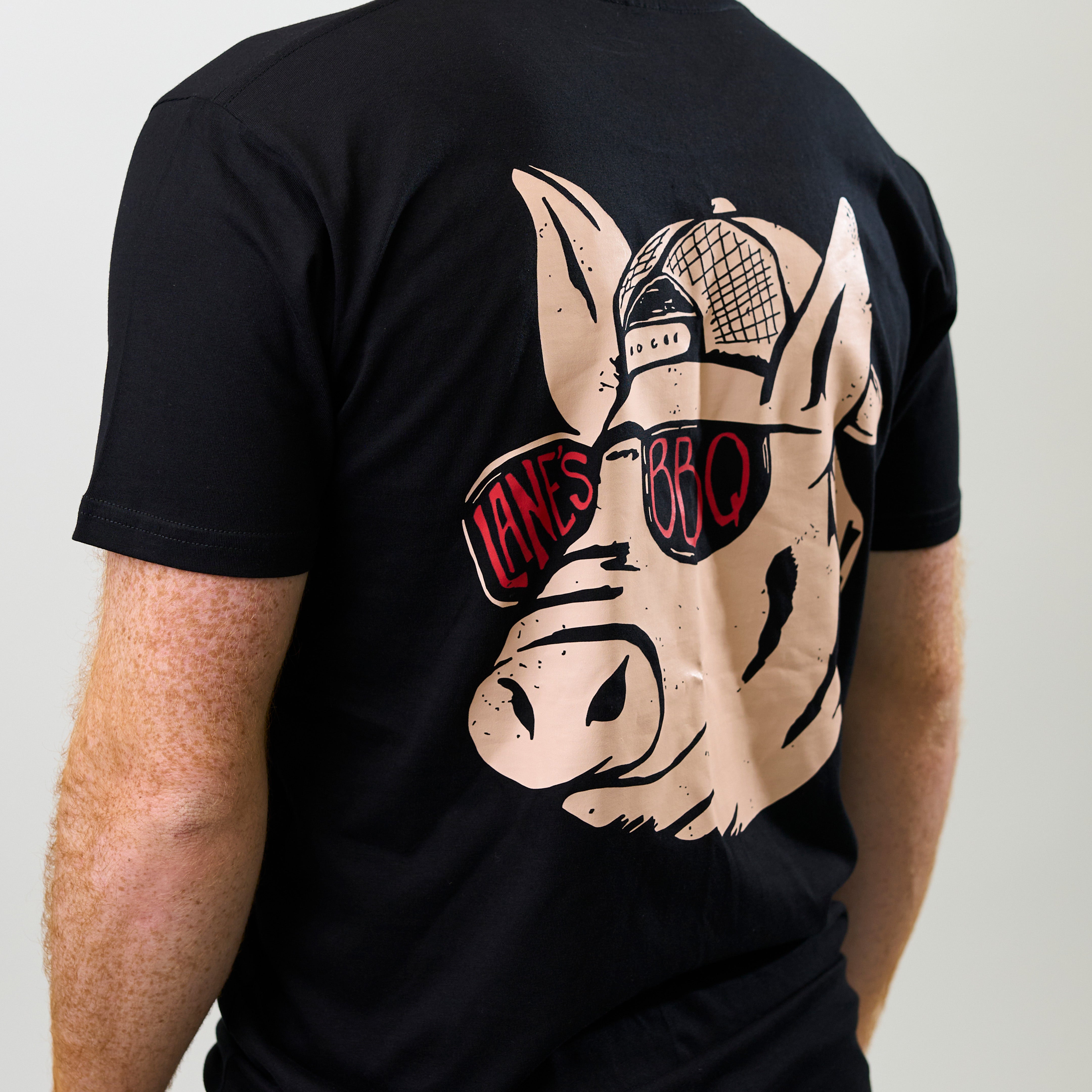 PIG HEAD T Shirt - Black