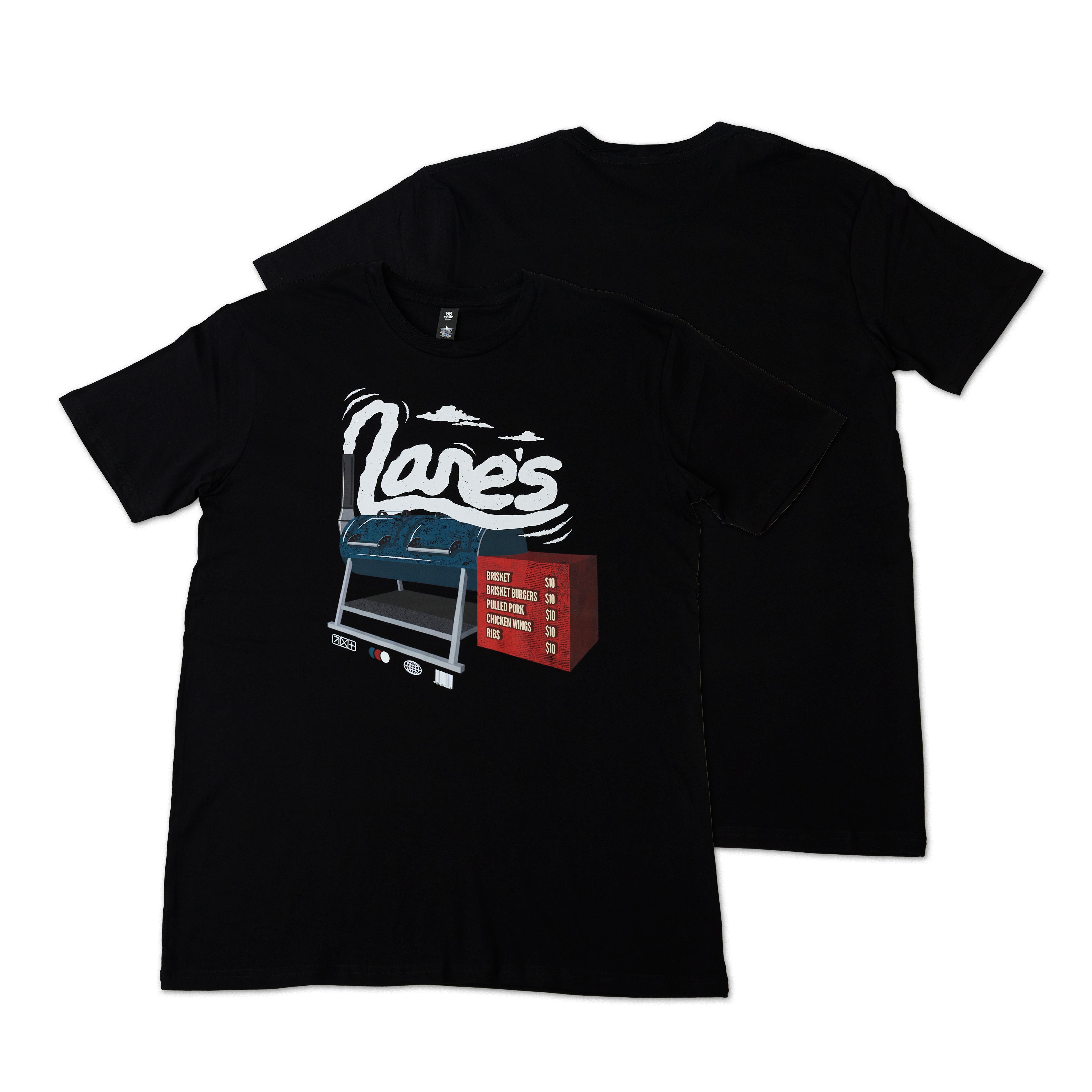 Lanes Smoker T Shirt - Black