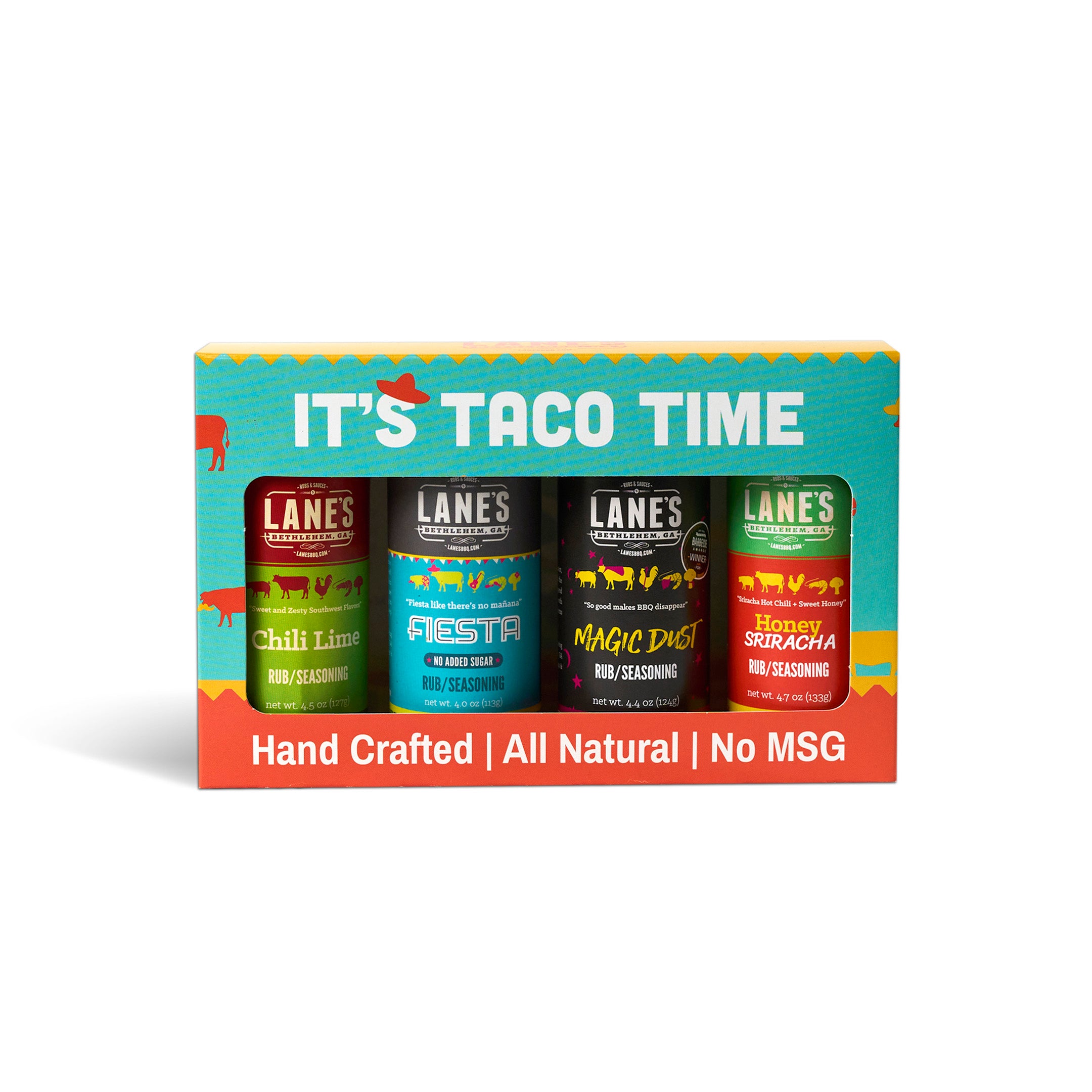 IT'S TACO TIME - 4 RUB GIFT SET